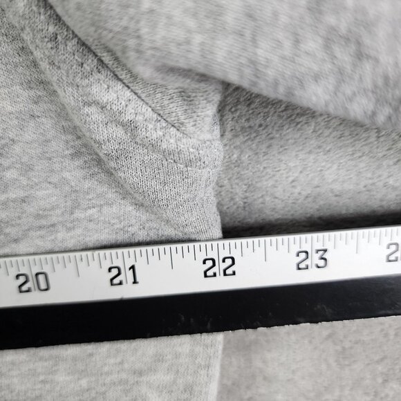 Mens Grey The North Face Hoodie Sweatshirt Drawstring Long Sleeve Size M - Picture 11 of 13
